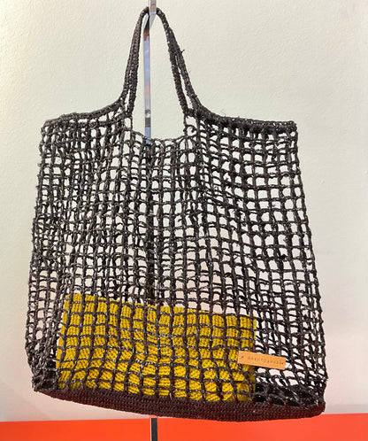 Tasche Raffia Netztasche