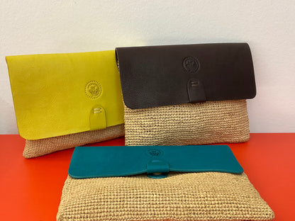 Tasche  Raffia Clutch