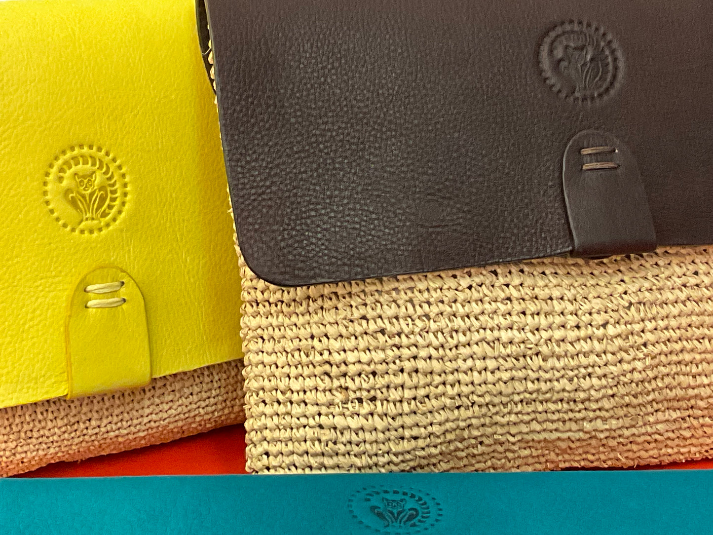 Tasche  Raffia Clutch