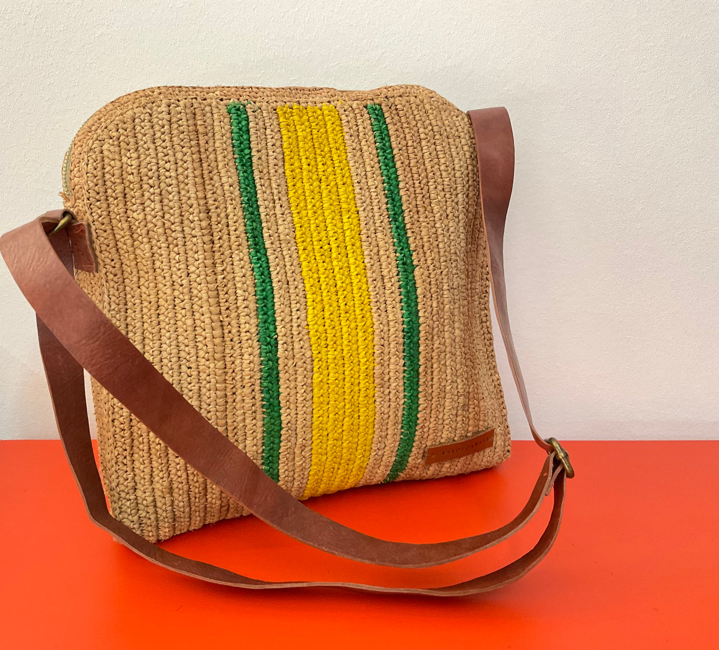 Tasche Raffia Umhängetasche
