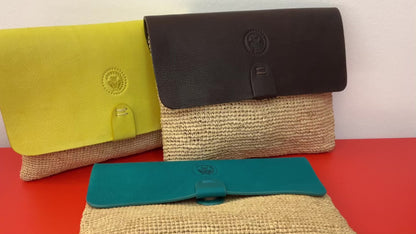 Tasche  Raffia Clutch