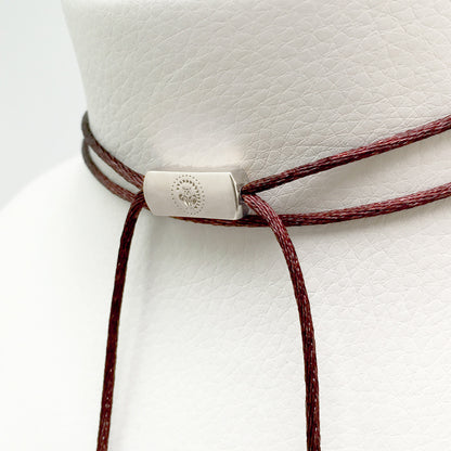 Halskette mit Zebu Hornringen