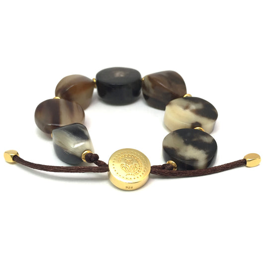 Armband mit Zebu Horn