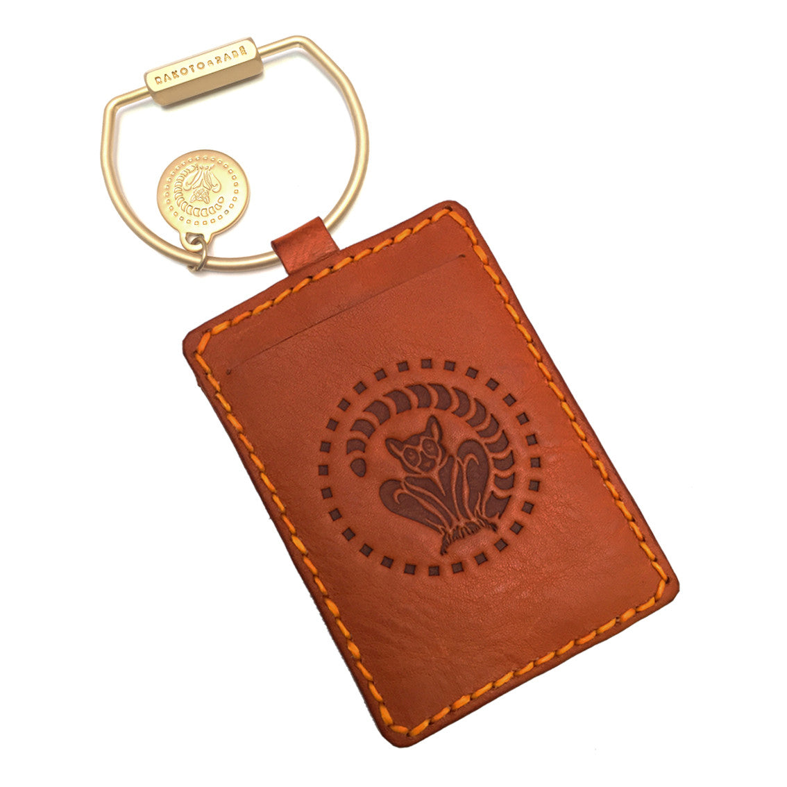 Schlüsselring mit Mini Lederetui