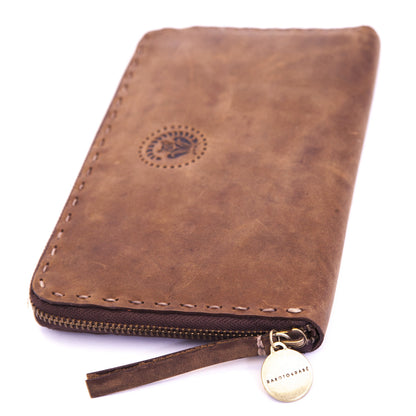 Portemonnaie  aus Nubukleder