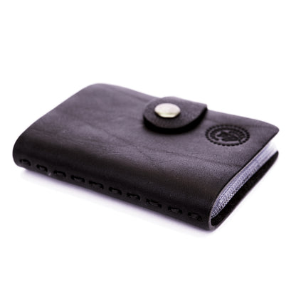 Visitenkarten Leder Etui Tawan in Orange, Chocolate, Olive und Schwarz